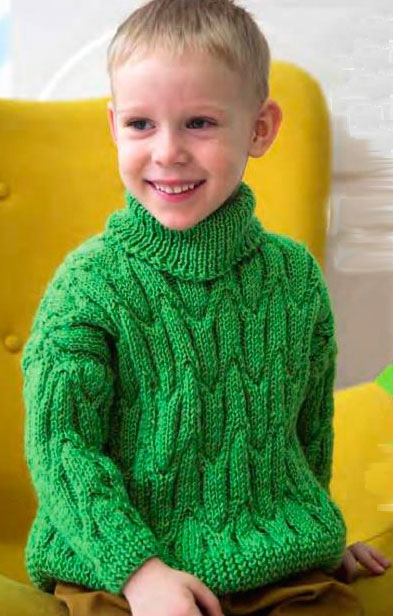 10 пуловеров для мальчика спицами