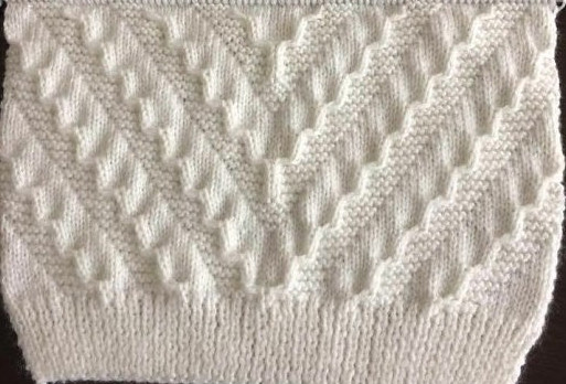 Косое вязание – или все секреты вязания по диагонали (Вязание спицами)