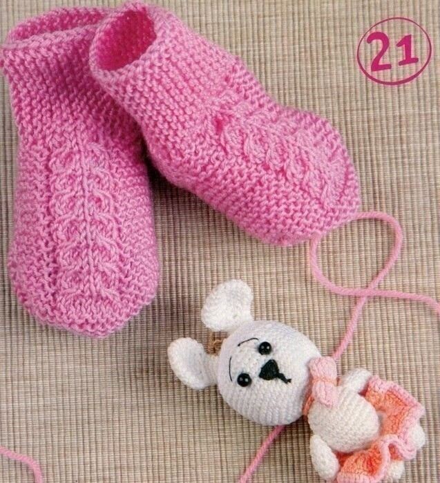 Детские носки на 2-3 годика.
